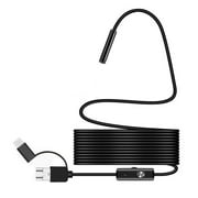 Nuboxa 7mm HD Snake Endoscope Borescope Inspection Camera for USB Type C Android PC